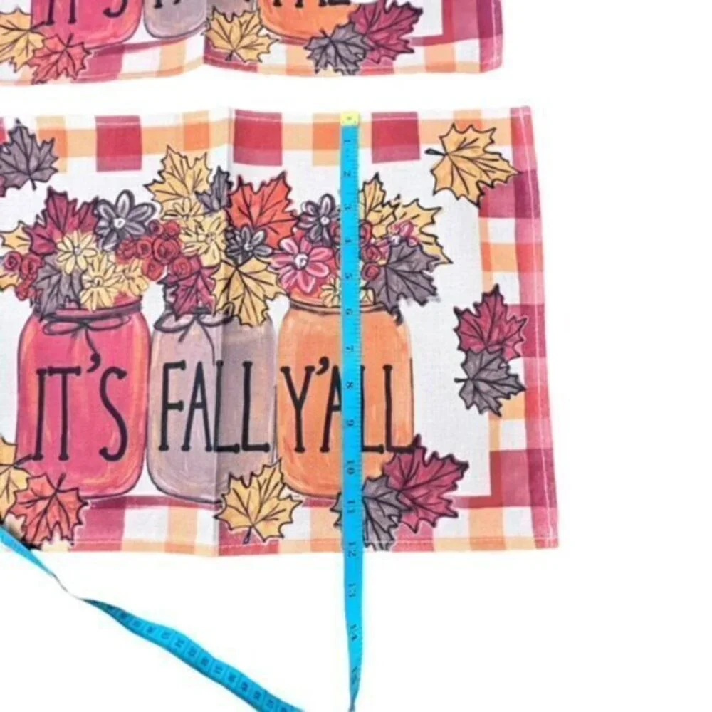 It's Fall Y'all‎ Table Placemats Set Of 4 NEW FALL Cottage Farmhouse Floral CUTE